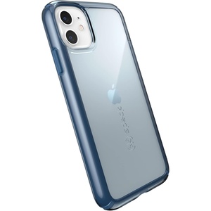 image:imageSpeck iPhone 11 Case  Drop Protection ShockAbsorbent Fits iPhone XR Case amp iPhone 11  Dual Layer Design with Rubber Sheild amp Slim Design  Pink Tint Forever Pink GemShellGlass NavyWinter Navy