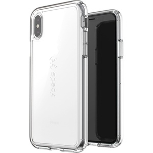 image:imageSpeck iPhone XR Case  Drop Protection AntiYellowing amp AntiFade with Dual Layer Protetective Slim Clear Case  Transparent Design with Bumper Covers  Crystal Clear iPhone XR Case  GemShelliPhone XS  iPhone X