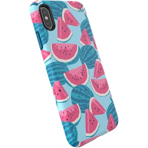 image:imageSpeck iPhone Xs Max Case Presidio PRO WhiteBlackMelon SlicePorto Blue