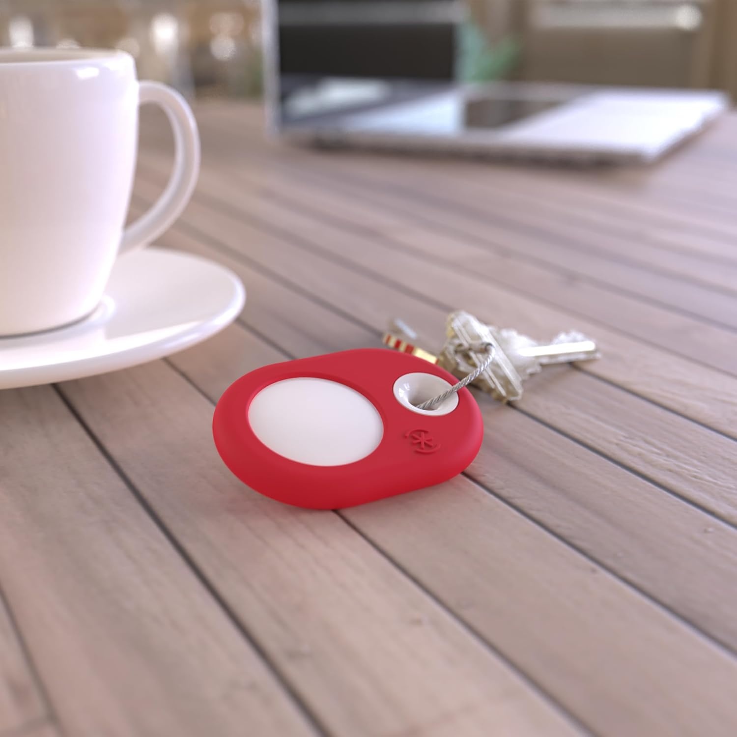 image:imageSpeck Products Presidio SiliRing AirTag Holder Unreal RedWhite