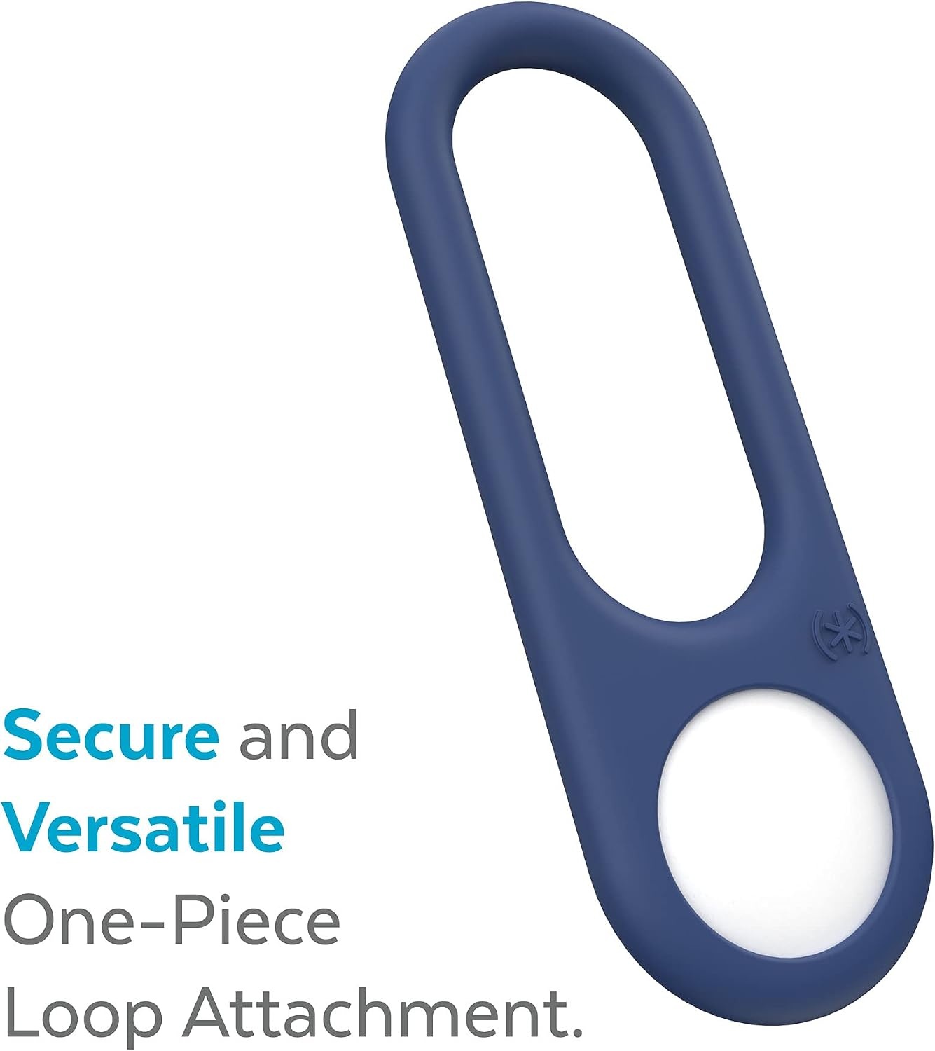 image:imageSpeck Products Presidio Sililoop AirTag Holder BlackCoastal Blue