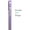 image:imageSpeck Clear iPhone 14 Pro Case  Drop Protection with Scratch Resistant Dual Layer Slim Phone Case for 61 Inch iPhones 14 Pro Cases  AntiYellowing amp AntiFade Case  Amethyst Purple GemShellAmethyst PurpleClear