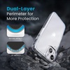 image:imageSpeck Clear iPhone 14 amp iPhone 13 Case  Drop Protection Scratch Resistant amp AntiYellowing Dual Layer Case for iPhone 14 amp iPhone 13 Case for 61 inch Model  GemShellClearClear