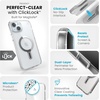 image:imageSpeck Clear iPhone 15 Plus Case  ClickLock NoSlip Interlock Built for MagSafe Drop Protection  for iPhone 15 Plus amp iPhone 14 Plus  AntiYellowing 67 Inch Phone Case  Presidio ClearChrome
