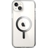 image:imageSpeck Clear iPhone 15 Plus amp 14 Plus Case  Slim Built for MagSafe Scratch Resistant amp Drop Protection Clear Phone Case  AntiYellowing  67 iPhone Case  Dual Layer  Platinum Glitter GemShellClearSilver