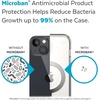 image:imageSpeck Clear iPhone 15 Plus amp 14 Plus Case  Slim Built for MagSafe Scratch Resistant amp Drop Protection Clear Phone Case  AntiYellowing  67 iPhone Case  Dual Layer  Platinum Glitter GemShellClearSilver