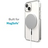 image:imageSpeck Clear iPhone 15 Plus amp 14 Plus Case  Slim Built for MagSafe Scratch Resistant amp Drop Protection Clear Phone Case  AntiYellowing  67 iPhone Case  Dual Layer  Platinum Glitter GemShellClearSilver