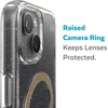 image:imageSpeck Clear iPhone 15 Plus amp 14 Plus Case  Slim Built for MagSafe Scratch Resistant amp Drop Protection Clear Phone Case  AntiYellowing  67 iPhone Case  Dual Layer  Platinum Glitter GemShellClearGold Glitter