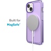 image:imageSpeck Clear iPhone 15 Plus amp 14 Plus Case  Slim Built for MagSafe Scratch Resistant amp Drop Protection Clear Phone Case  AntiYellowing  67 iPhone Case  Dual Layer  Platinum Glitter GemShellAmethyst PurpleClear