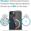 image:imageSpeck Clear iPhone 15 Plus amp 14 Plus Case  Slim Built for MagSafe Scratch Resistant amp Drop Protection Clear Phone Case  AntiYellowing  67 iPhone Case  Dual Layer  Platinum Glitter GemShellClearGold Glitter