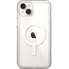 image:imageSpeck Clear iPhone 15 Plus amp 14 Plus Case  Slim Built for MagSafe Scratch Resistant amp Drop Protection Clear Phone Case  AntiYellowing  67 iPhone Case  Dual Layer  Platinum Glitter GemShellClearClear