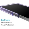 image:imageSpeck Clear iPhone 15 Plus amp 14 Plus Case  Slim Built for MagSafe Scratch Resistant amp Drop Protection Clear Phone Case  AntiYellowing  67 iPhone Case  Dual Layer  Platinum Glitter GemShellAmethyst PurpleClear