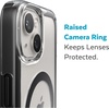 image:imageSpeck Clear iPhone 15 Plus amp 14 Plus Case  Slim Built for MagSafe Scratch Resistant amp Drop Protection Clear Phone Case  AntiYellowing  67 iPhone Case  Dual Layer  Platinum Glitter GemShellClearBlack