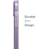 image:imageSpeck Clear iPhone 15 Plus amp 14 Plus Case Drop Protection Scratch Resistant Dual Layer Slim Phone Case for 67 Inch iPhones  AntiYellowing amp AntiFade Case  Amethyst Purple GemShellAmethyst PurpleClear
