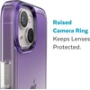 image:imageSpeck Clear iPhone 15 Plus amp 14 Plus Case Drop Protection Scratch Resistant Dual Layer Slim Phone Case for 67 Inch iPhones  AntiYellowing amp AntiFade Case  Amethyst Purple GemShellAmethyst Purple FadeClear