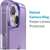 image:imageSpeck Clear iPhone 15 Plus amp 14 Plus Case Drop Protection Scratch Resistant Dual Layer Slim Phone Case for 67 Inch iPhones  AntiYellowing amp AntiFade Case  Amethyst Purple GemShellAmethyst PurpleClear