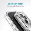 image:imageSpeck Clear iPhone 15 Pro Case  ClickLock NoSlip Interlock Built for MagSafe Drop Protection  Scratch Resistant AntiYellowing 61 Inch Phone Case  Presidio ClearFrosted BlackClearChrome FinishSerene Silver