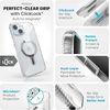 image:imageSpeck Clear iPhone 15 Pro Case  ClickLock NoSlip Interlock Built for MagSafe Drop Protection Grip  Scratch Resistant AntiYellowing 61 Inch Phone Case  Presidio Grip ClearChromeiPhone 15 Plus14 Plus