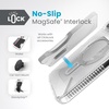 image:imageSpeck Clear iPhone 15 Pro Case  ClickLock NoSlip Interlock Built for MagSafe Drop Protection Grip  Scratch Resistant AntiYellowing 61 Inch Phone Case  Presidio Grip ClearChromeiPhone 15 Pro Max