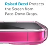 image:imageSpeck MagSafe Case for iPhone 13  Drop amp Camera Protection Clear Phone Case Wireless Charging Compatible Fits All 61 Inch Models  ClearClearFuschia FadeClear
