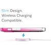 image:imageSpeck MagSafe Case for iPhone 13  Drop amp Camera Protection Clear Phone Case Wireless Charging Compatible Fits All 61 Inch Models  ClearClearFuschia FadeClear