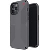image:imageSpeck Products Presidio PerfectClear Grip iPhone 12 Pro Max Case ClearClearGraphite GreyGraphite GreyBold Red