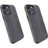 image:imageSpeck Products Presidio PerfectClear Grip iPhone 12 Pro Max Case ClearClearGraphite GreyGraphite GreyBold Red