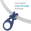 image:imageSpeck Products Presidio Sililoop AirTag Holder BlackCoastal Blue