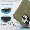 image:imageSpeck iPhone 15 Case  Built for MagSafe Drop Protection Grip  for iPhone 15 iPhone 14 amp iPhone 13  Scratch Resistant Soft Touch 61 Inch Phone Case  CandyShell Grip BlackSlate GreyBush GreenPumpkin Pie