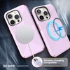 image:imageSpeck iPhone 15 Case  Built for MagSafe Drop Protection Grip  for iPhone 15 iPhone 14 amp iPhone 13  Scratch Resistant Soft Touch 61 Inch Phone Case  CandyShell Grip BlackSlate GreySoft LilacCarnation Petal