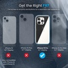 image:imageSpeck iPhone 15 Case  Built for MagSafe Drop Protection Grip  for iPhone 15 iPhone 14 amp iPhone 13  Scratch Resistant Soft Touch 61 Inch Phone Case  CandyShell Grip BlackSlate GreyBlackSlate Grey