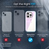 image:imageSpeck iPhone 15 Case  Built for MagSafe Drop Protection Grip  for iPhone 15 iPhone 14 amp iPhone 13  Scratch Resistant Soft Touch 61 Inch Phone Case  CandyShell Grip BlackSlate GreySoft LilacCarnation Petal