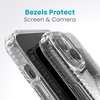 image:imageSpeck iPhone 15 Plus Case  ClickLock NoSlip Interlock Built for MagSafe Drop Protection Grip  for iPhone 15 Plus iPhone 14 Plus  67 Inch Phone Case  Presidio Lux Grip ClearPlatinum Glitter