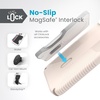 image:imageSpeck iPhone 15 Plus Case  ClickLock NoSlip Interlock MagSafe Drop Protection Grip  for iPhone 15 Plus iPhone 14 Plus 67 Inch Phone Case  Presidio2 Grip Bleached BoneHeirloom GoldHazel BrownBleached BoneHeirloom GoldHazel Brown