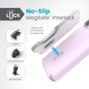 image:imageSpeck iPhone 15 Pro Case  ClickLock NoSlip Interlock Built for MagSafe Drop Protection  Scratch Resistant Soft Touch 61 Inch Phone Case  Presidio2 Pro BlackSlate GreyWhiteSoft LilacCarnation PetalRouge Pink