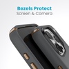 image:imageSpeck iPhone 15 Pro Case  ClickLock NoSlip Interlock Built for MagSafe Drop Protection  Scratch Resistant Soft Touch 61 Inch Phone Case  Presidio2 Pro BlackSlate GreyWhiteCharcoal GreyCool BronzeWhite