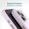 image:imageSpeck iPhone 15 Pro Max Case  ClickLock NoSlip Interlock Built for MagSafe Drop Protection  Scratch Resistant Soft Touch 67 Inch Phone Case  Presidio2 Pro Dahlia PinkRose CopperWhiteSoft LilacCarnation PetalRouge Pink