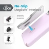 image:imageSpeck iPhone 15 Pro Max Case  ClickLock NoSlip Interlock Built for MagSafe Drop Protection  Scratch Resistant Soft Touch 67 Inch Phone Case  Presidio2 Pro Dahlia PinkRose CopperWhiteSoft LilacCarnation PetalRouge Pink