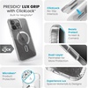 image:imageSpeck iPhone 15 Pro Max Case  ClickLock NoSlip Interlock Built for MagSafe Drop Protection Grip  AntiYellowing 67 Inch Phone Case  Presidio Lux Grip ClearPlatinum Glitter