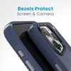 image:imageSpeck iPhone 15 Pro Max Case  ClickLock NoSlip Interlock Built for MagSafe Drop Protection Grip  Scratch Resistant Soft Touch 67 Inch Phone Case  Presidio2 Grip Coastal BlueDust GreyWhite