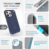 image:imageSpeck iPhone 15 Pro Max Case  ClickLock NoSlip Interlock Built for MagSafe Drop Protection Grip  Scratch Resistant Soft Touch 67 Inch Phone Case  Presidio2 Grip Coastal BlueDust GreyWhite