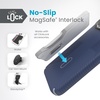 image:imageSpeck iPhone 15 Pro Max Case  ClickLock NoSlip Interlock Built for MagSafe Drop Protection Grip  Scratch Resistant Soft Touch 67 Inch Phone Case  Presidio2 Grip Coastal BlueDust GreyWhite