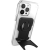 image:imageSpeck iPhone Grip Viewing Stand MagSafe Accessory  ClickLock NoSlip Interlock  360 Adjustable Finger Grip Mounts to MacBook Continuity Camera for iPhone  StandyGrip  Black