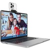 image:imageSpeck iPhone Grip Viewing Stand MagSafe Accessory  ClickLock NoSlip Interlock  360 Adjustable Finger Grip Mounts to MacBook Continuity Camera for iPhone  StandyGrip  Black