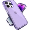image:imageSpeck Clear iPhone 14 Pro Case  Drop Protection with Scratch Resistant Dual Layer Slim Phone Case for 61 Inch iPhones 14 Pro Cases  AntiYellowing amp AntiFade Case  Amethyst Purple GemShellAmethyst PurpleClear