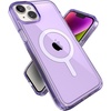 image:imageSpeck Clear iPhone 15 Plus amp 14 Plus Case  Slim Built for MagSafe Scratch Resistant amp Drop Protection Clear Phone Case  AntiYellowing  67 iPhone Case  Dual Layer  Platinum Glitter GemShellAmethyst PurpleClear