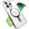 image:imageSpeck Clear iPhone 15 Pro Case  ClickLock NoSlip Interlock Built for MagSafe Drop Protection  Scratch Resistant AntiYellowing 61 Inch Phone Case  Presidio ClearFrosted BlackClearChrome FinishSerene Silver