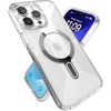 image:imageSpeck Clear iPhone 15 Pro Case  ClickLock NoSlip Interlock Built for MagSafe Drop Protection Grip  Scratch Resistant AntiYellowing 61 Inch Phone Case  Presidio Grip ClearChromeiPhone 15 Pro Max
