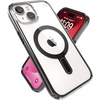 image:imageSpeck Clear iPhone 17e 15 Case  ClickLock NoSlip Interlock Built for MagSafe Drop Protection  for iPhone 15 14 amp 13  AntiYellowing 61 Inch Phone Case  Presidio ClearFrosted BlackClearFrosted BlackBlackSlate Grey