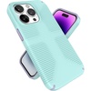image:imageSpeck iPhone 14 Pro Case  Slim Drop Protection Scratch Resistant amp Anti Yellowing Case with No Slip Grip for iPhone 14 Pro 61 Model  Pale CyanLilac GemShell Grip Hard Case 1 countPale CyanLilac
